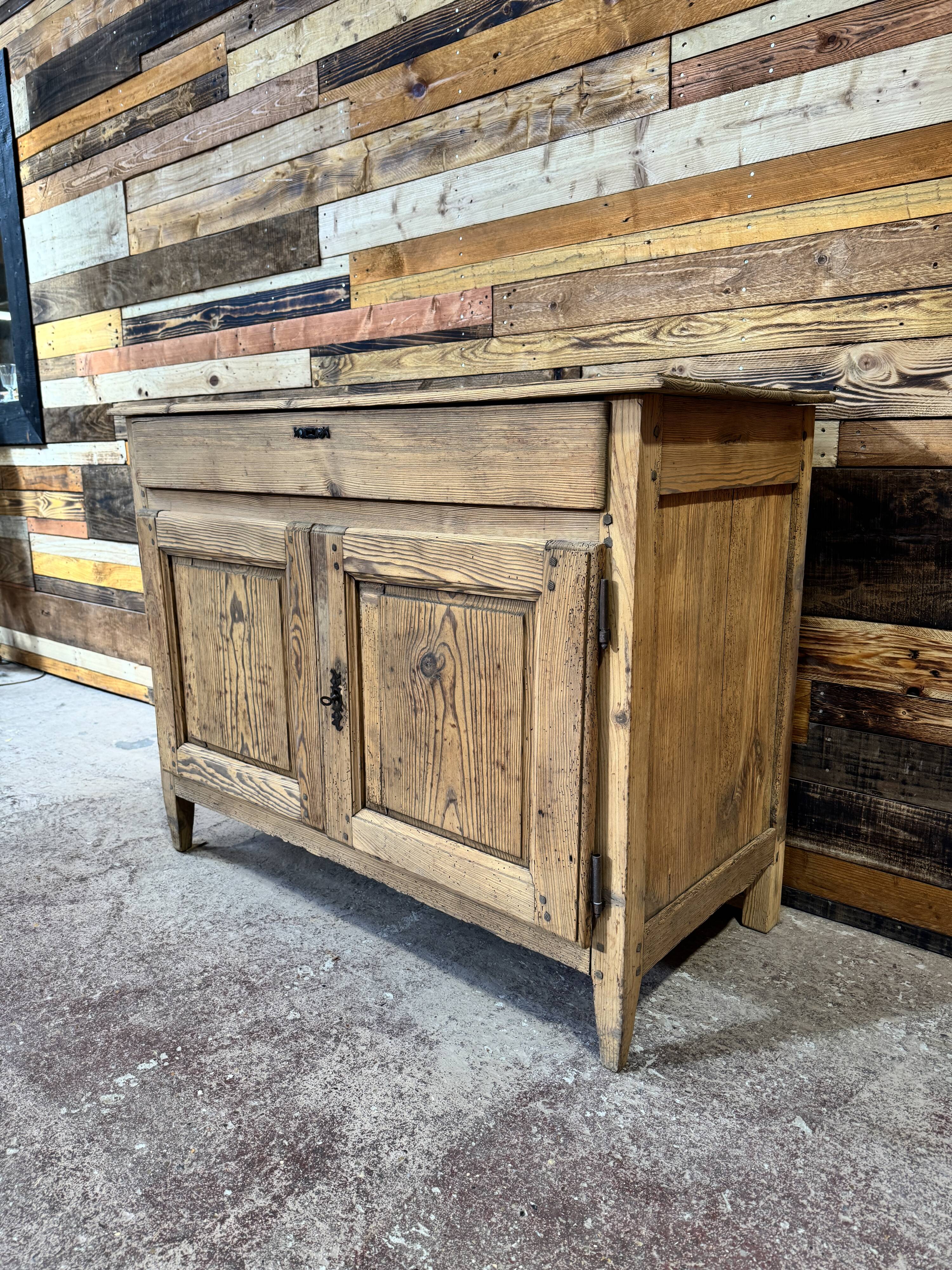 Old sideboard with 2 doors
