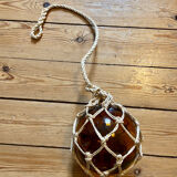 Marine float in glass and rope
