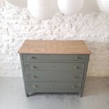 Large solid oak chest of drawers