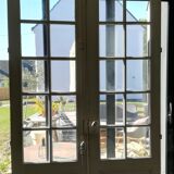 Pair of old glazed doors