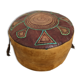 Algerian Berber pouf of the 70s