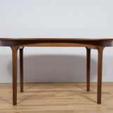 Table à manger ovale extensible en palissandre de McIntosh, années 1960