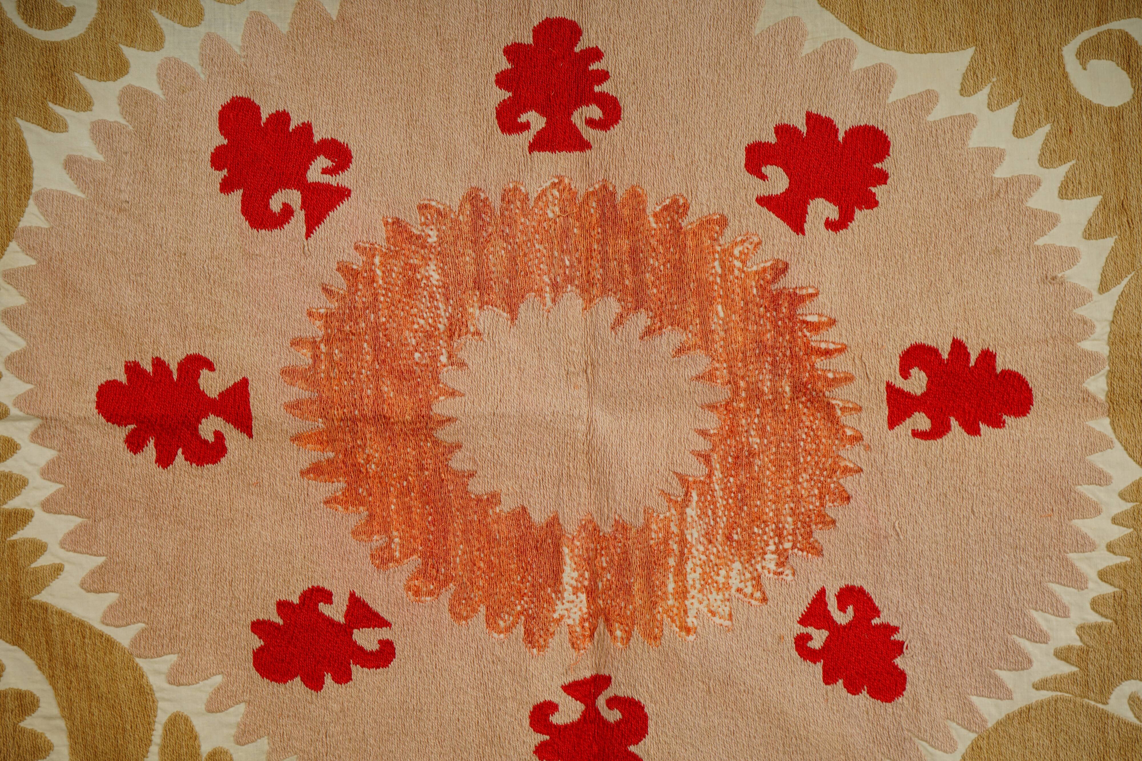 Tapis turc vintage noué à la main