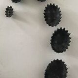 Famille de 6 Hérissons en métal par Walter Bosse, 1950