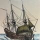 Pair of framed marine engravings