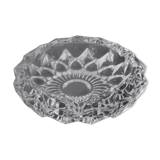 Cendrier verre vintage de collection ciselé