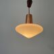 Pyramidal glass ceiling light, 1960s, Germany