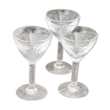 Set of 3 old bistro magnifying glasses