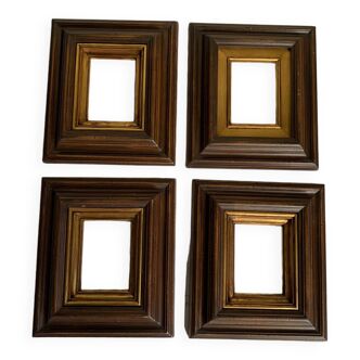4 wooden wall frames