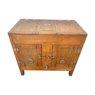 Furniture of trade fridge wood cooler wooden bar of the 30s