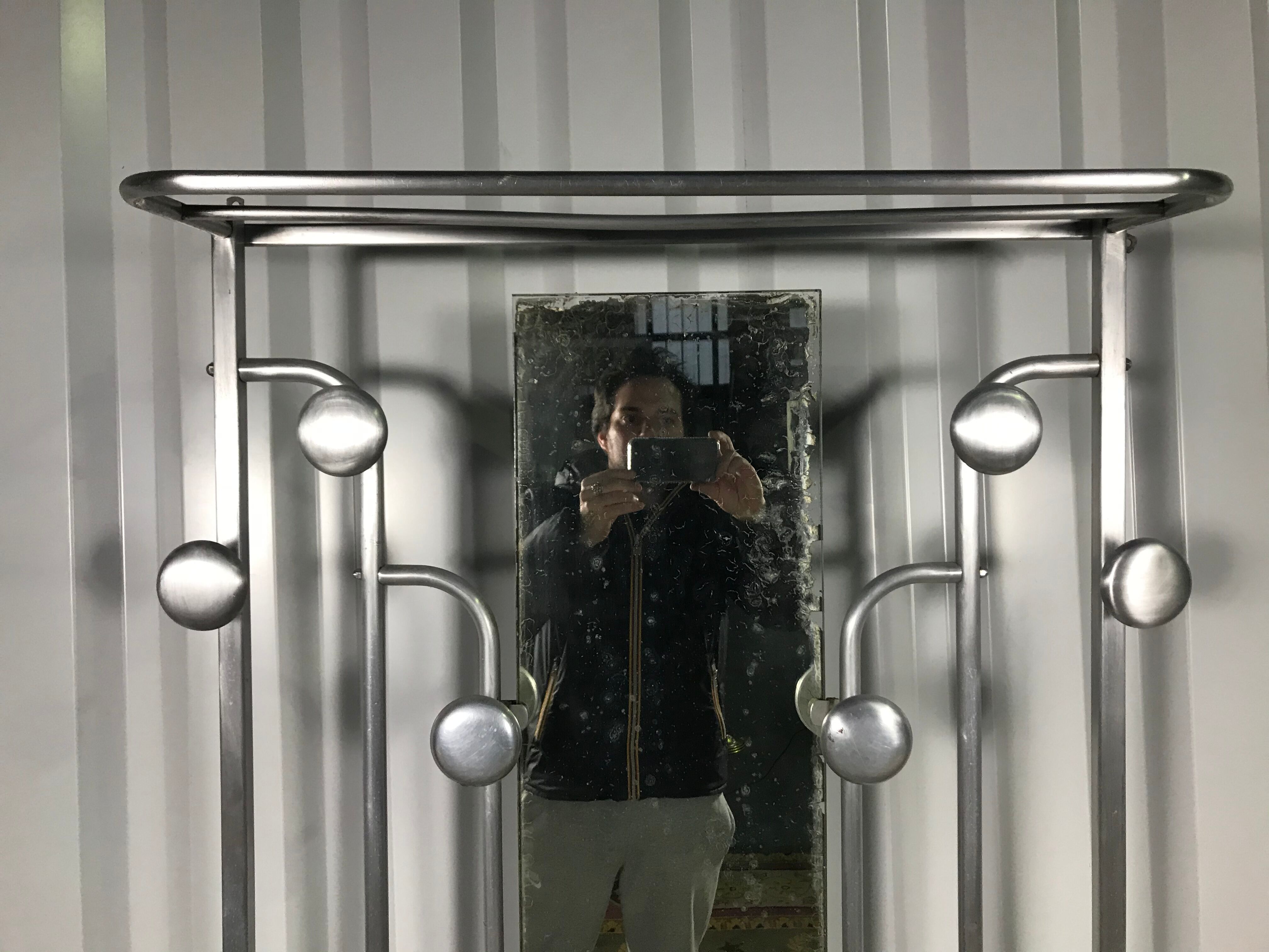 Art deco tin wardrobe