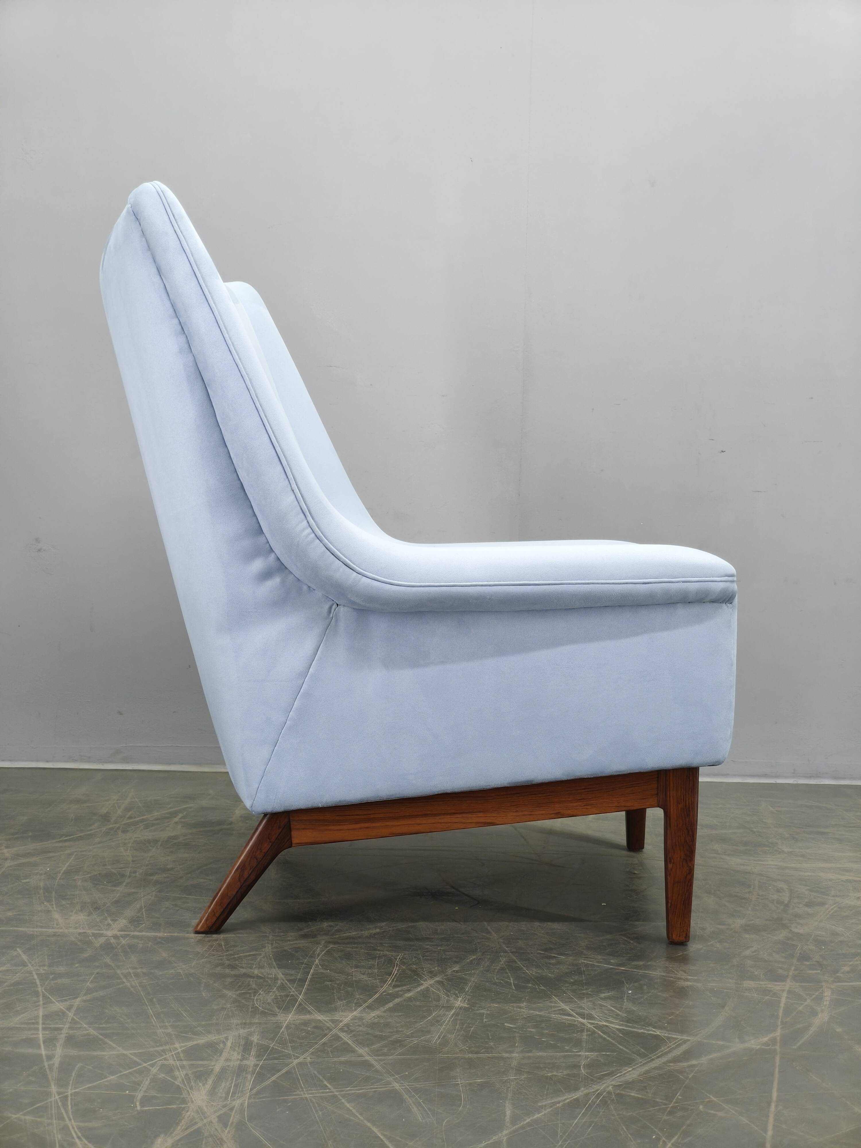 Danish Highback Lounge Chair from the 1960s by Slagelse Møbelvaerk