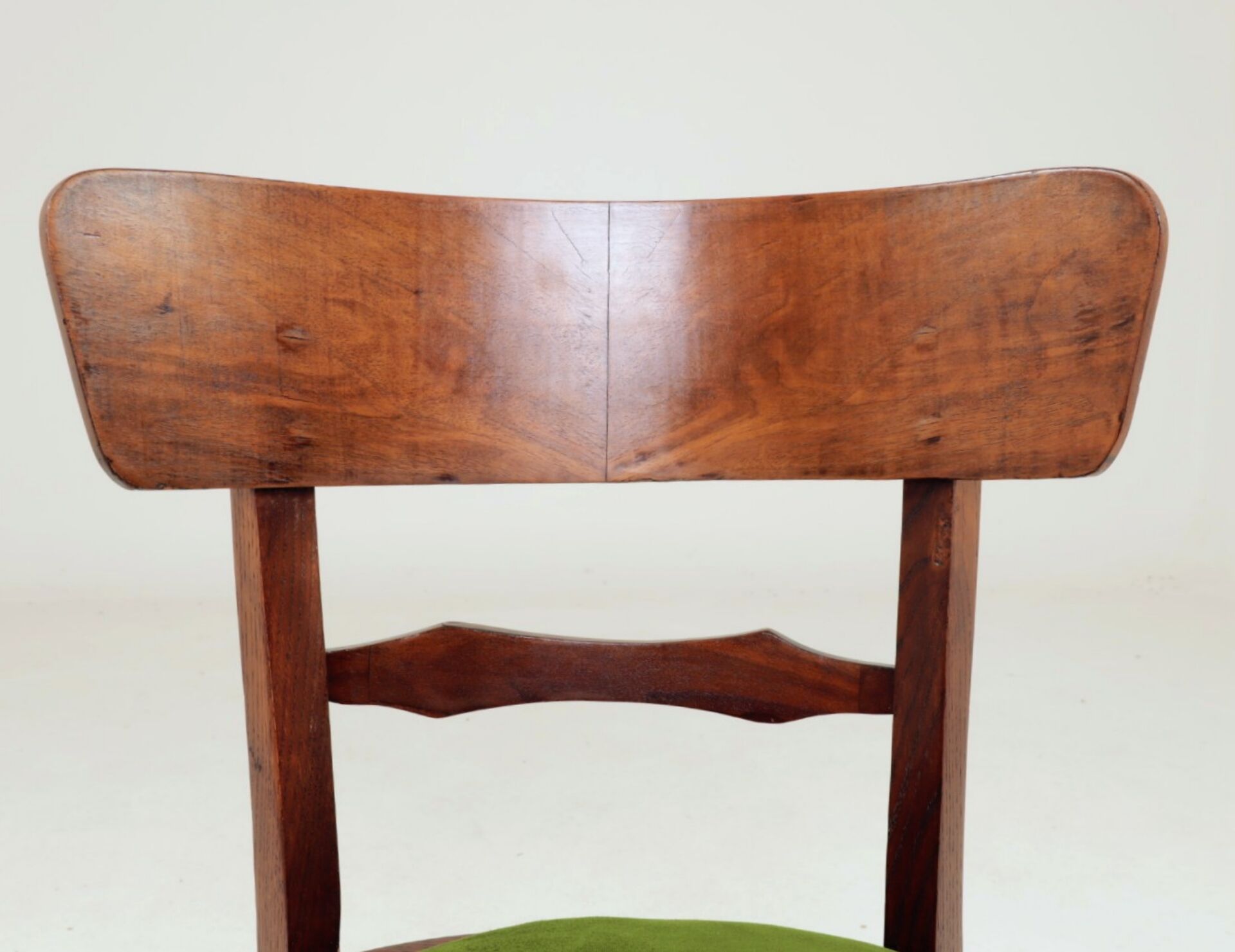 Chaise de bureau vintage vert mother 1930