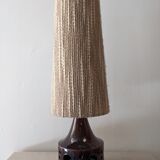 Glazed ceramic floor lamp from the 60s/70s