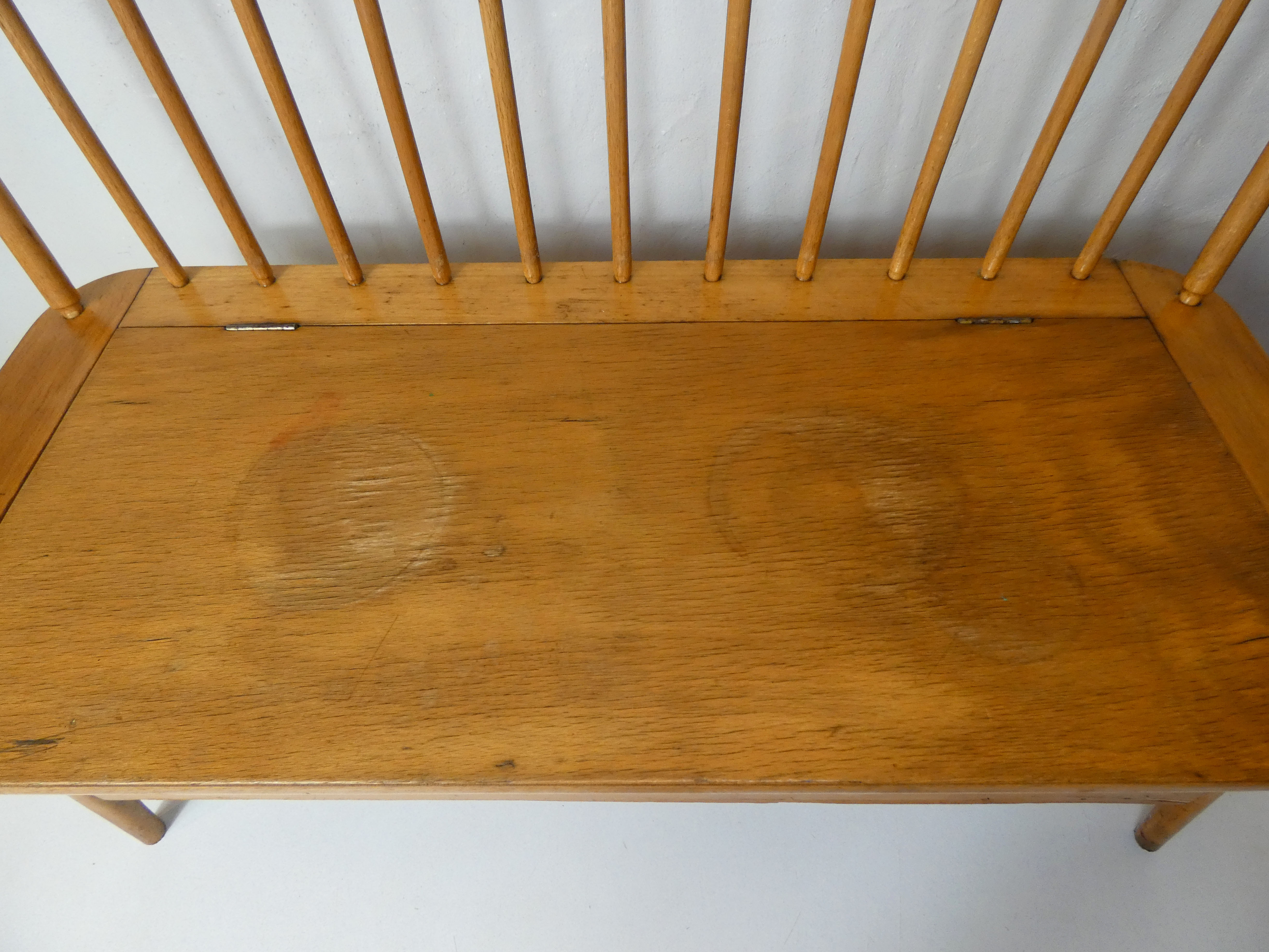 Old wooden bench for children
