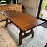 Neoclassical style farmhouse table dlg Guillerme et chambron 60/70