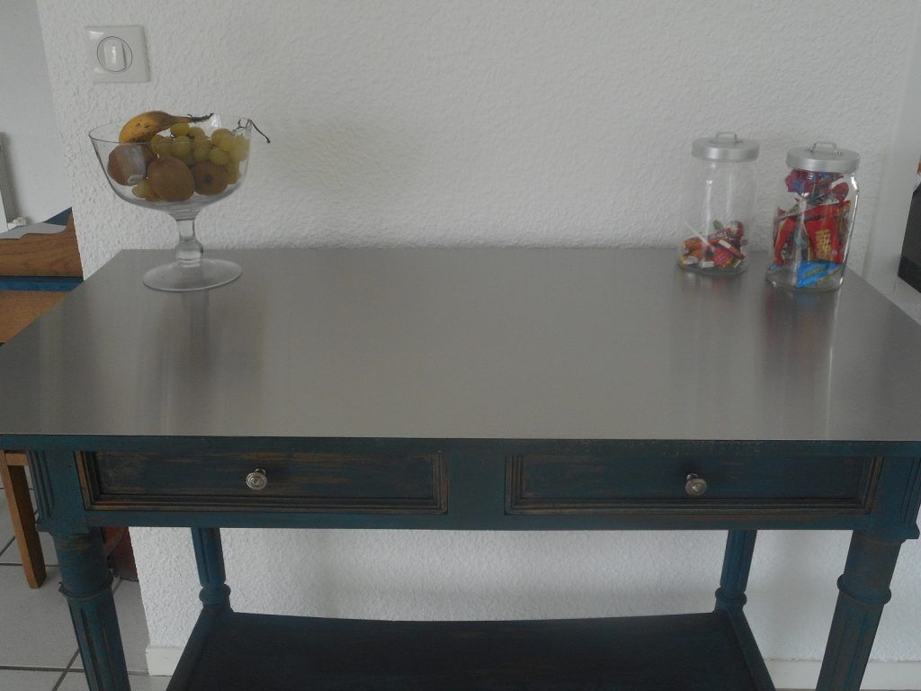 Side central kitchen island table