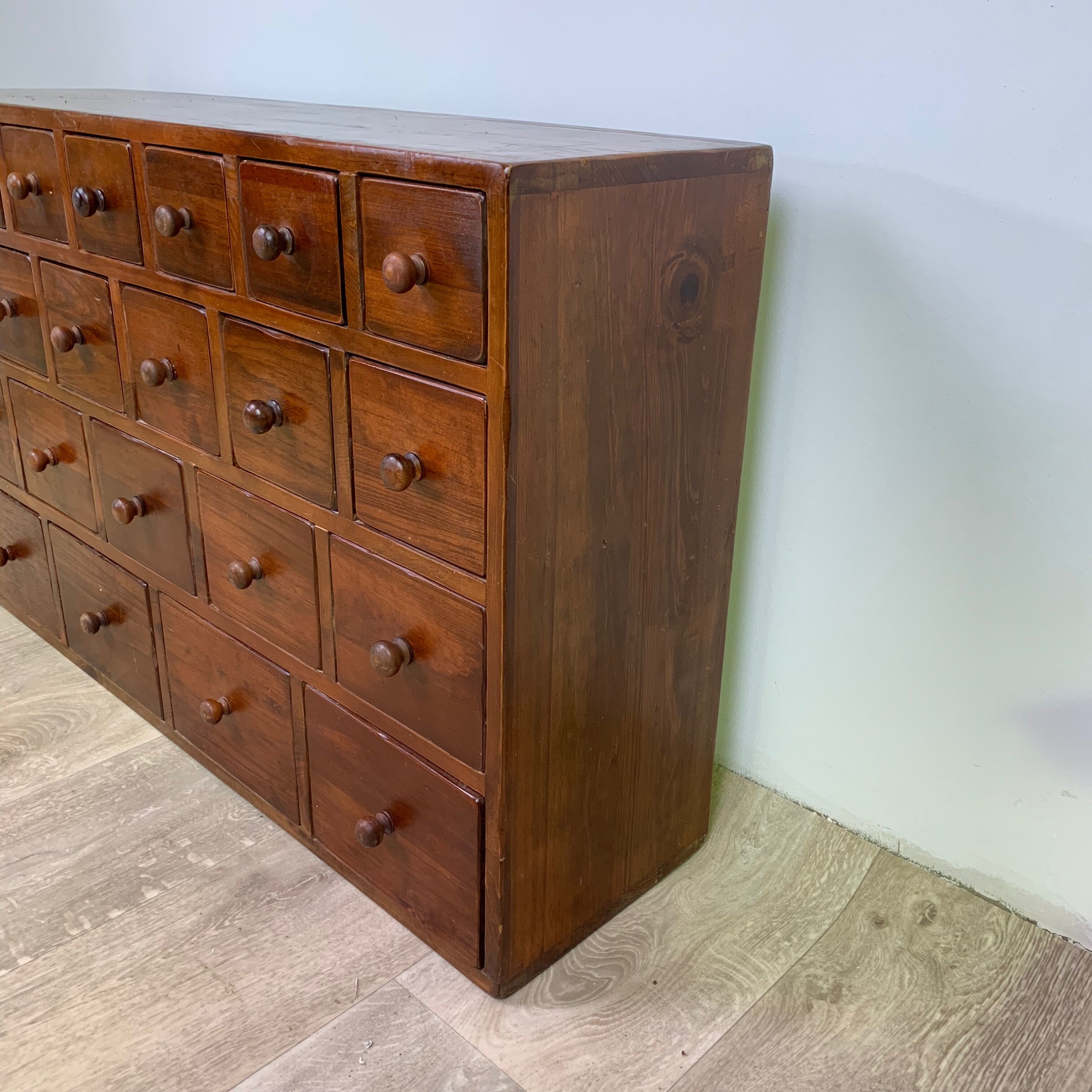 Furniture apothecary drawers