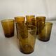 Set de 8 verres gobelets de Biot 1970