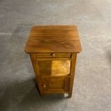 Table de chevet bois année 50