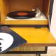 Vintage hifi radio cabinet the voice of his master