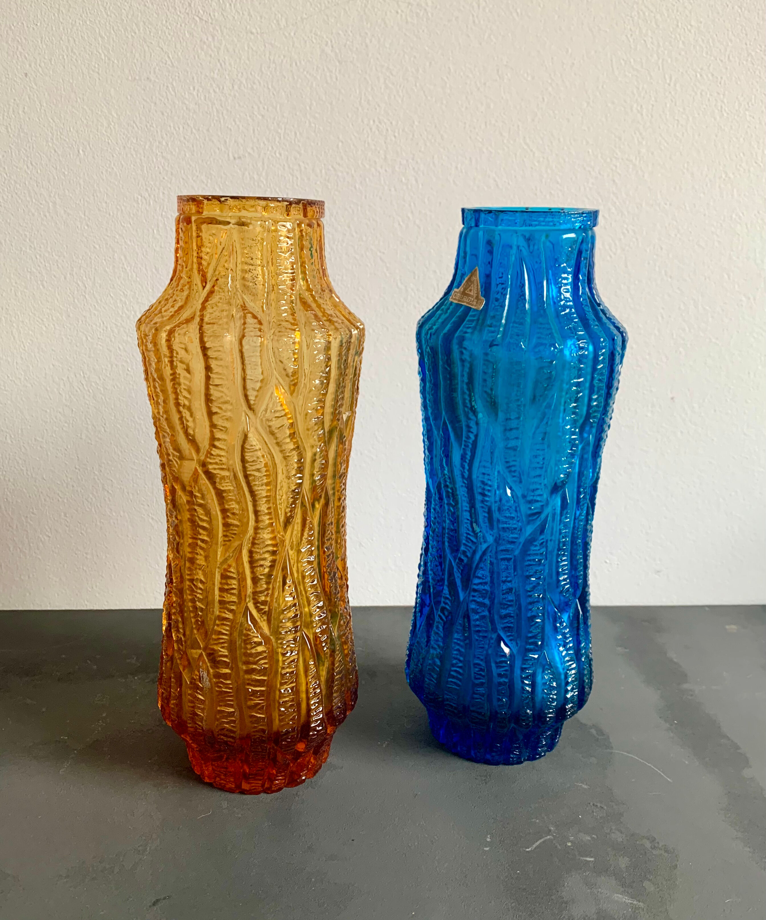 Pair of vintage vases, 1970s