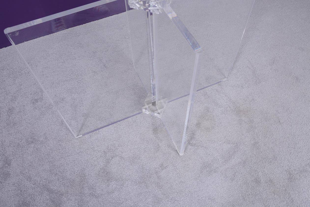 Dining table by David Lange (signature on the base).