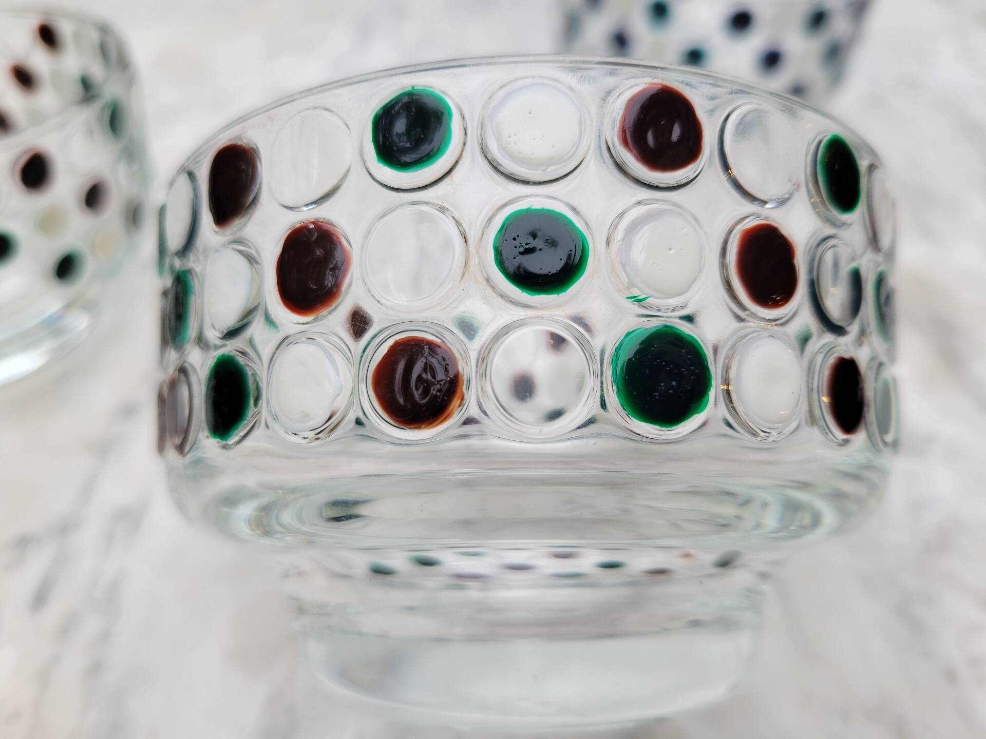 4 glass bowls La Rochère