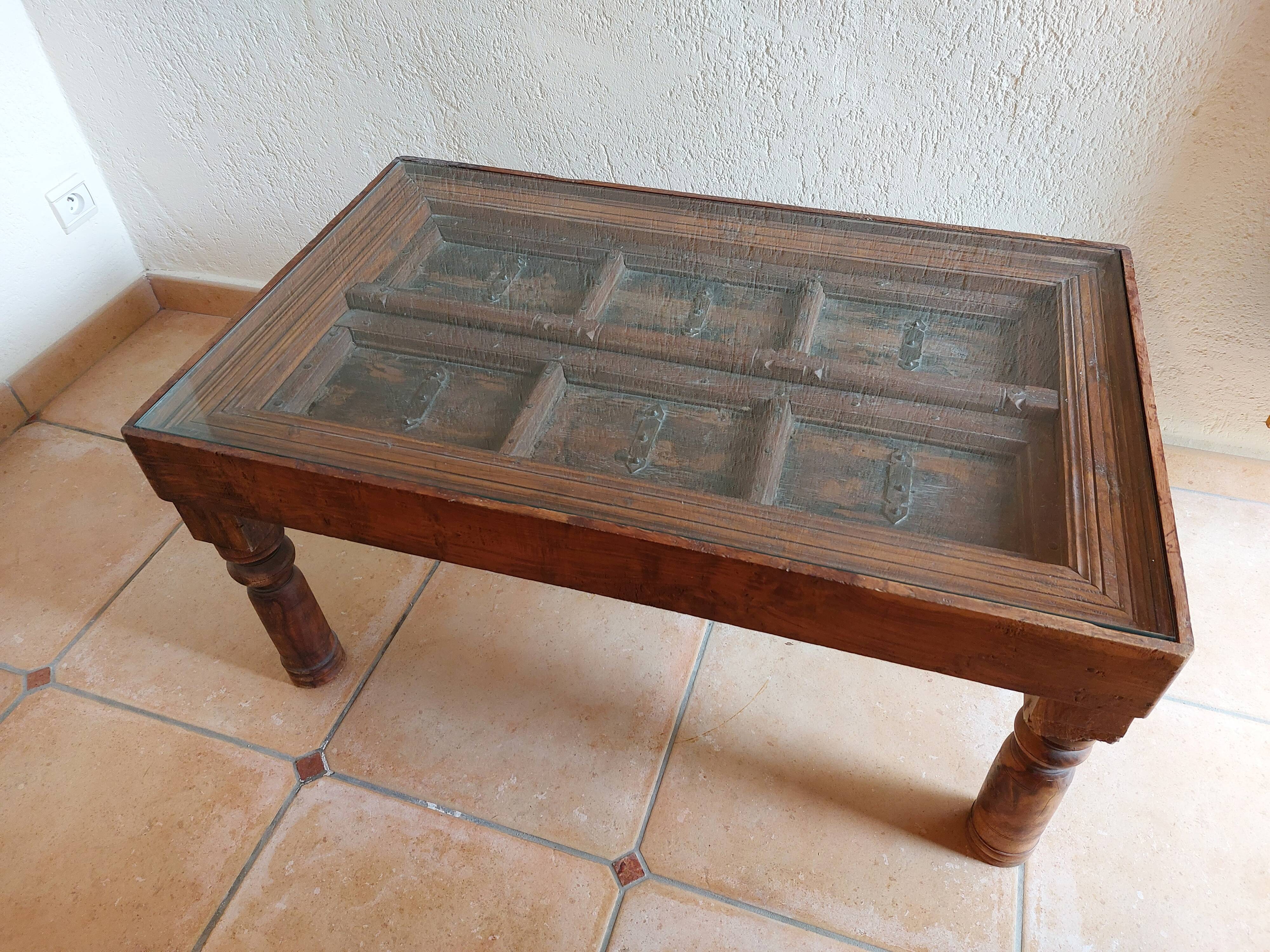 Indian-inspired coffee table