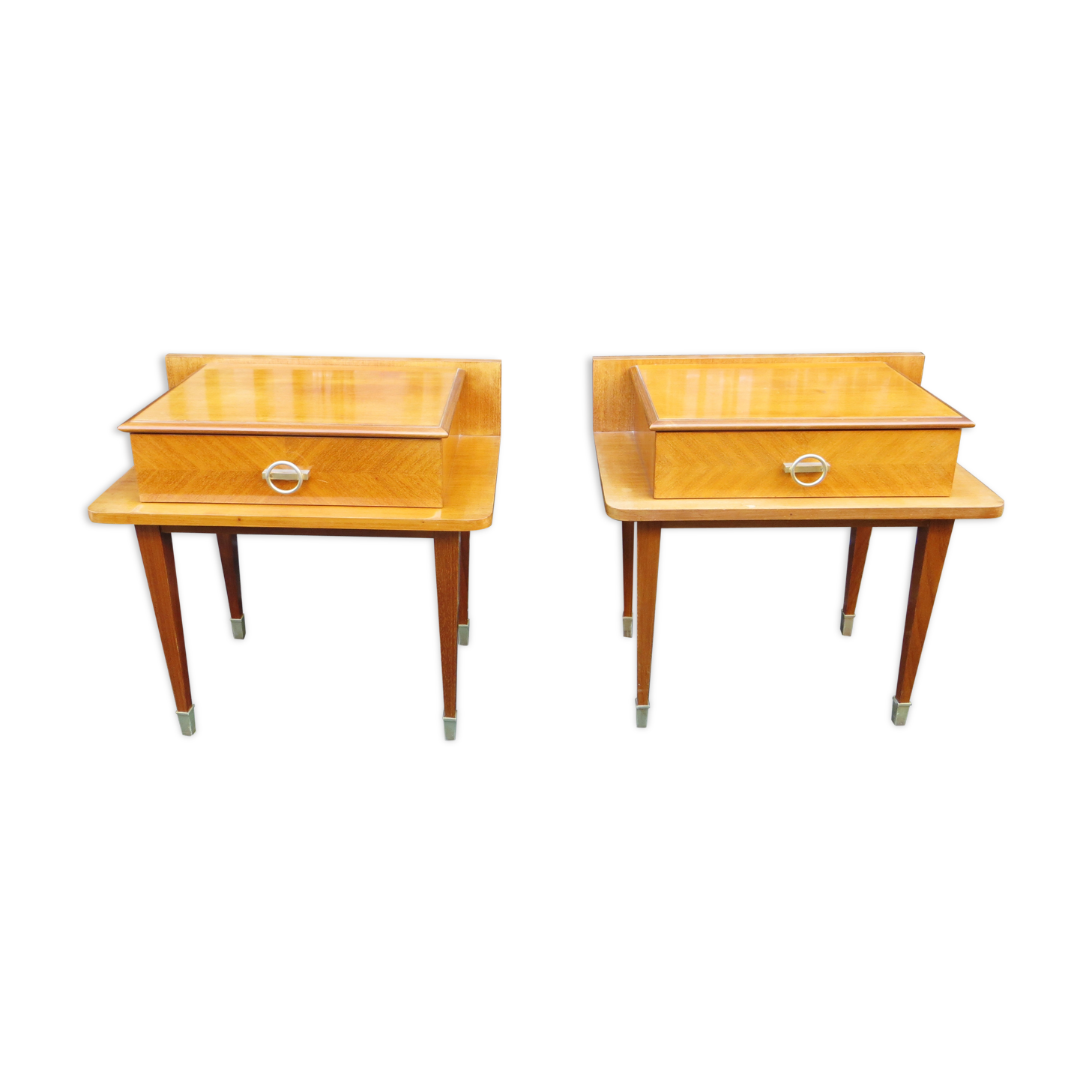 Pair of nightstands years 50, 60 vintage