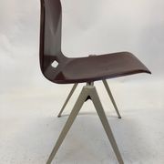 Lot of 4 vintage chairs Galvanitas S22 in the Netherlands