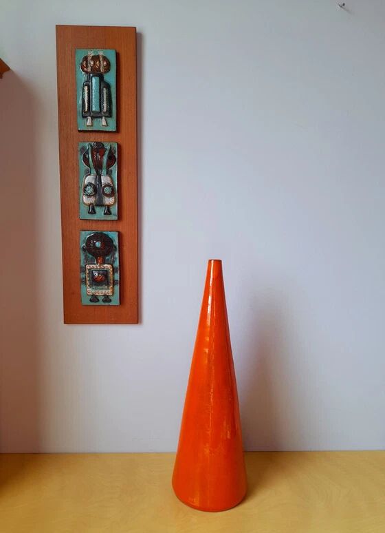 Scandinavian Ceramic Soliflore Vase, 1960