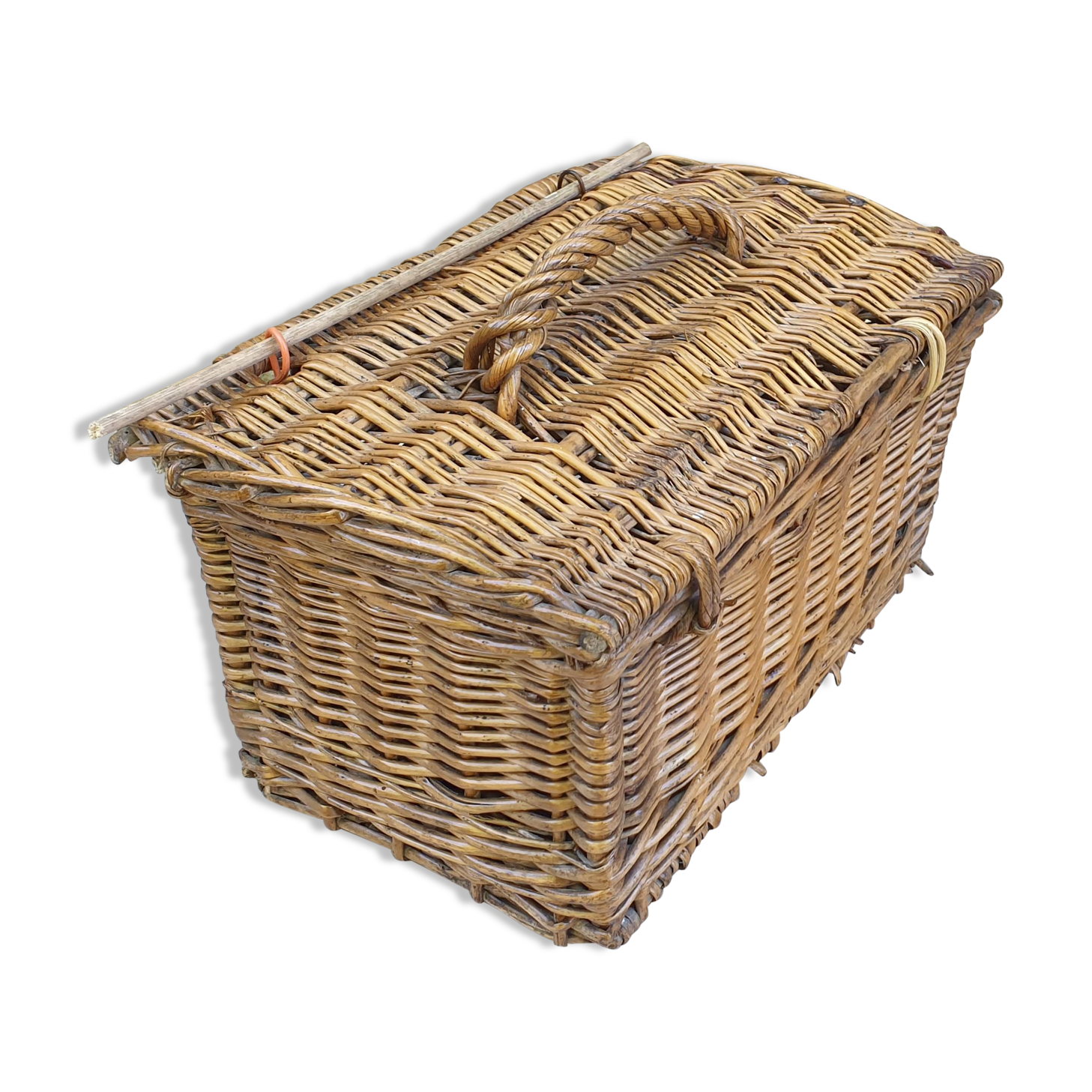 Very old briefcase - wicker meal