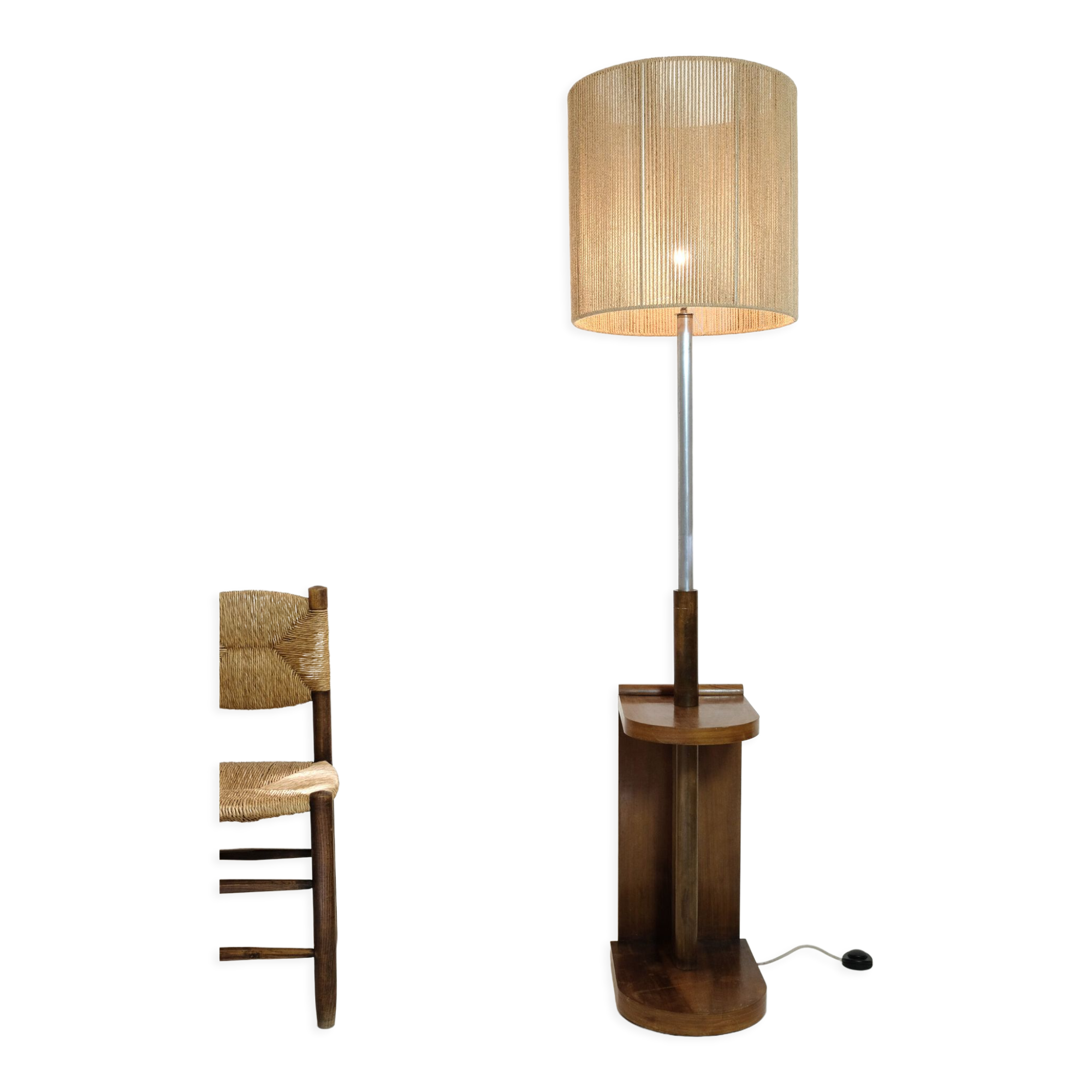 Lampadaire français des années 40-50, édition DIM
