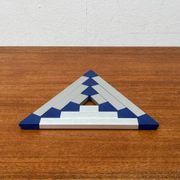 Postmodern triangular trivets by Jorgen Meldgaard for Menu, 1980s, set of 3.