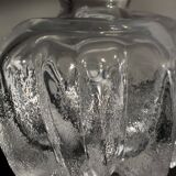 Lars Hellsten Large 1970s Full Lead Crystal Glass Vase