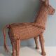 Grand chevalet vintage en roseau