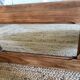 Renovated wooden mirror