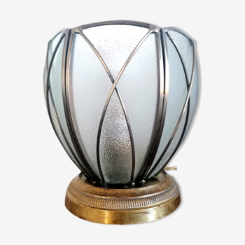 Art Deco water lily lamp
