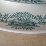 Old saucière terre de fer - earthenware Longchamp "Lutèce"