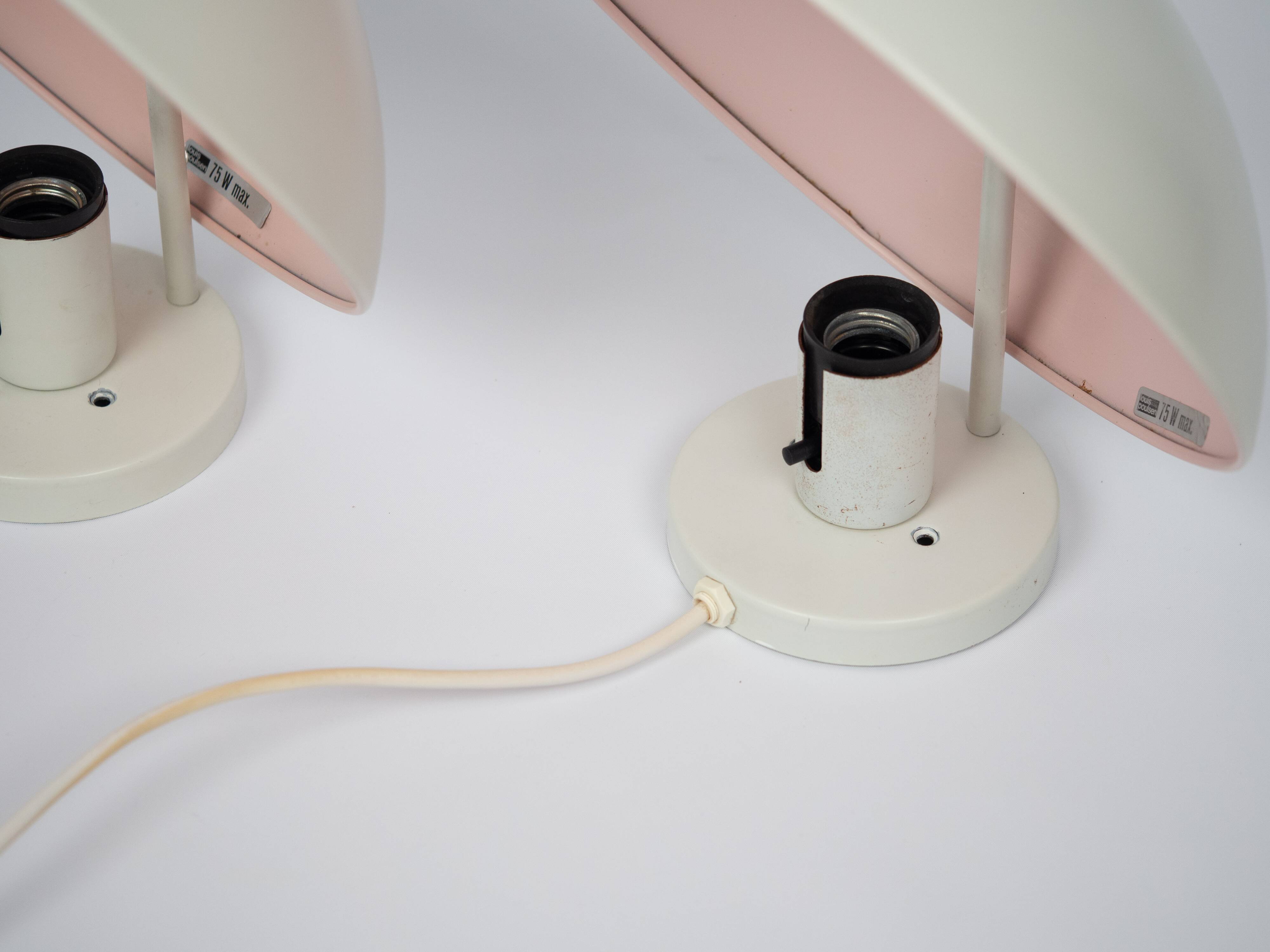 Pair of 2 wall lamps PH Hat by Poul Henningsen, Louis Poulsen, 1961