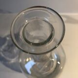 Carafe en verre gravé
