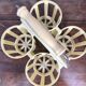 Porte-bouteille vintage jaune