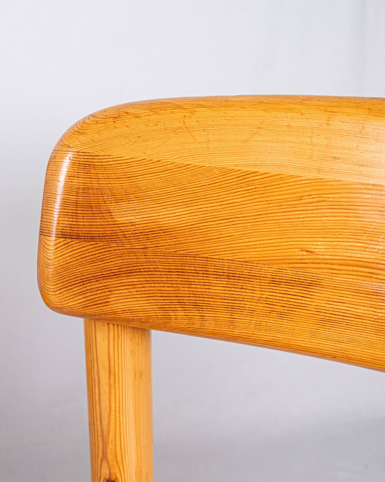 Set of 4 pine chairs by Rainer Daumiller, Denmark, 1970s