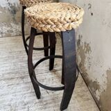 Paire de tabourets corde
