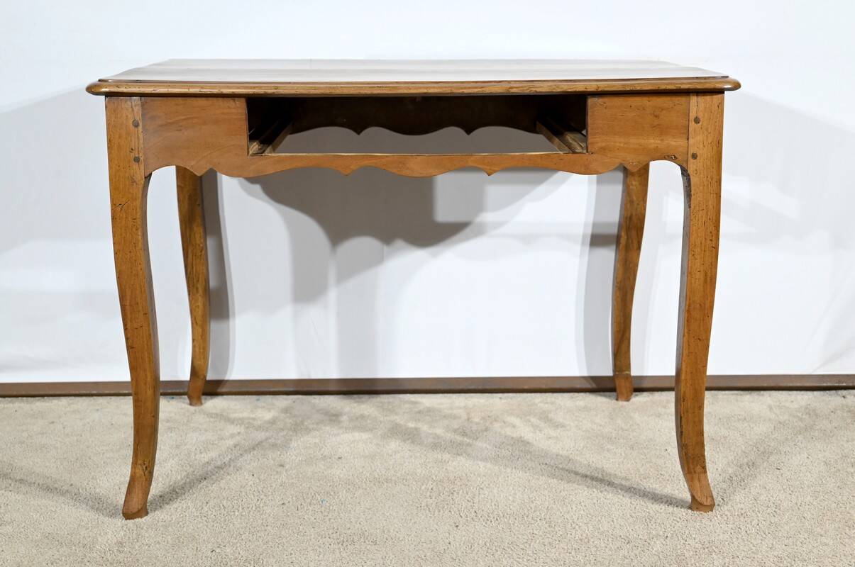 Walnut and Cherry Office Table, Louis XV style – Early 19th century