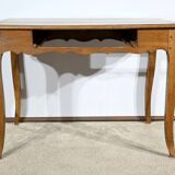 Walnut and Cherry Office Table, Louis XV style – Early 19th century