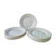 Set de 10 assiettes à dessert en porcelaine opaque de Lunéville KG Modèle Yvelise