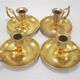 Set of 4 candle holders