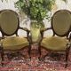 Paire de fauteuils Napoléon III XIXème en acajou